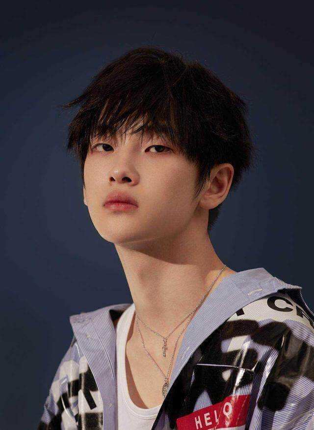 Chinese rapper and singer Zhou Zhennan of idol boy band R1SE